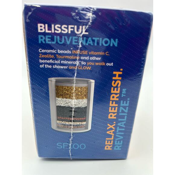 NEW UNOPEN BOX AQUA BLISS REVITALIZING SHOWER FILTER SF100 - Picture 4 of 16